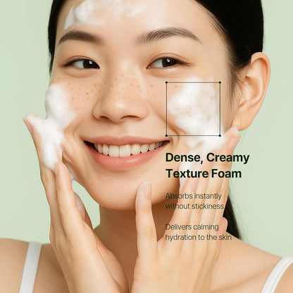 Orien Mugwort Zero Film Cleansing Foam 150ml | Gentle Korean Facial Cleanser