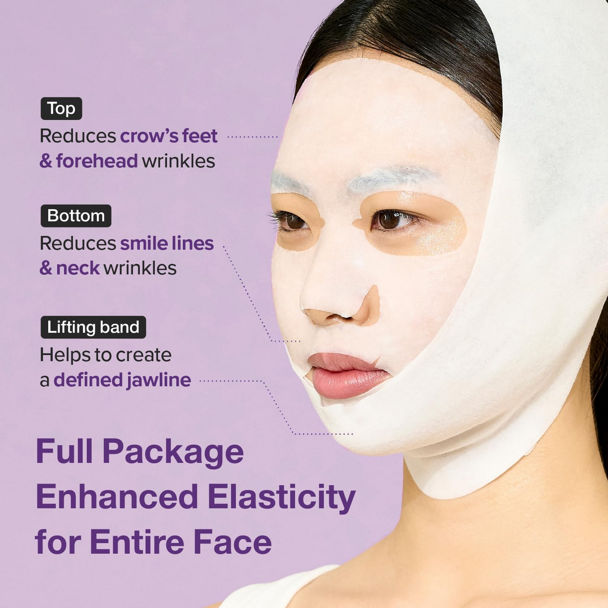 numbuzin No.9 NAD Bio Lifting-sil Full Face Mask (4 Packs) numbuzin