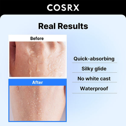 COSRX Airy-Light Invisible Sun Stick SPF50+ PA++++ 19g Korean sunscreen stick with Niacinamide and Zinc PCA for invisible UV protection, oil control, sweat resistance, and no white cast available in UAE.