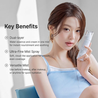 Dr. Althea 345 Relief Cream Mist 100ml hydrating soothing Korean face mist with Panthenol and Rice Bran Water UAE