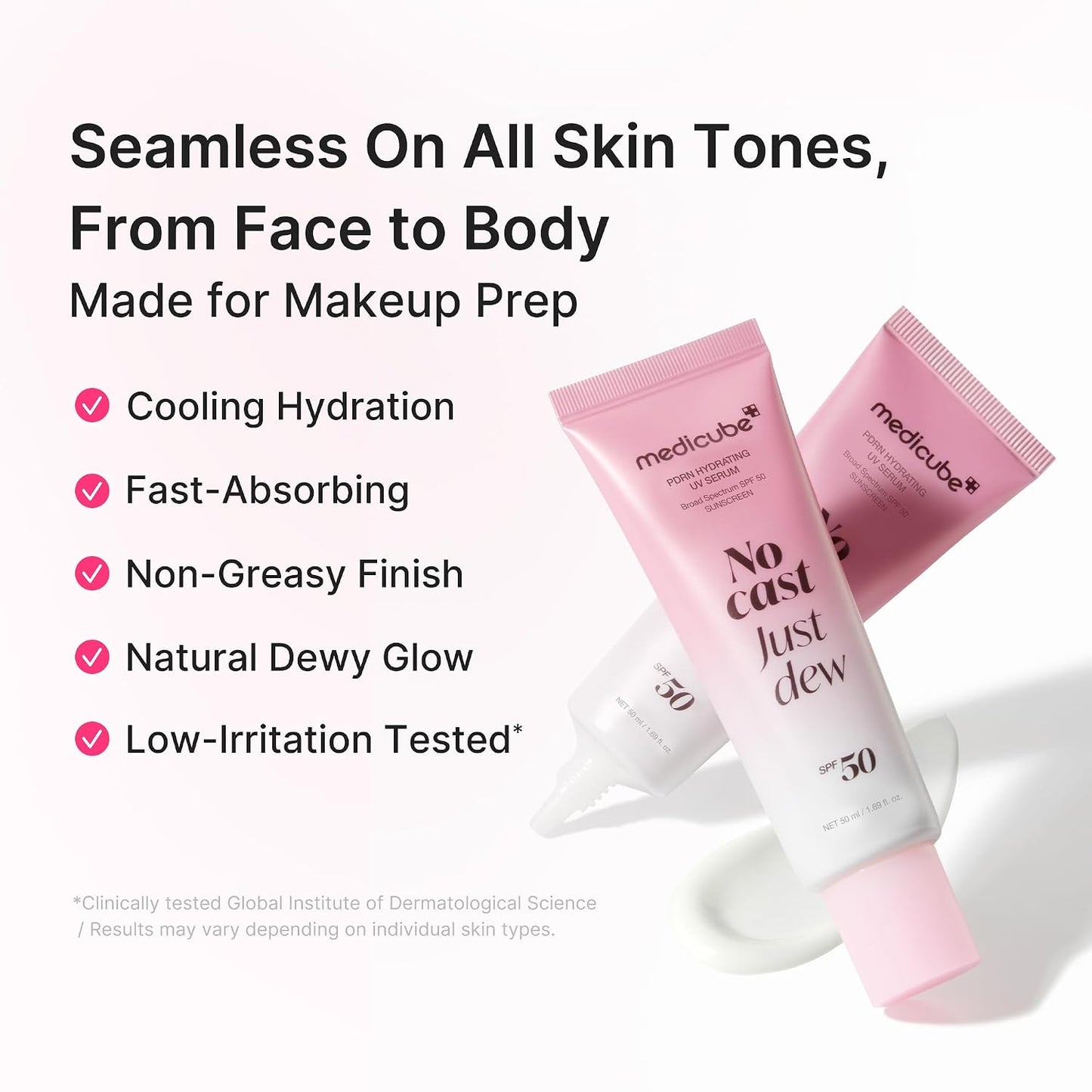 Medicube No Cast Just Dew Sunscreen SPF50+ PA++++ 50mL