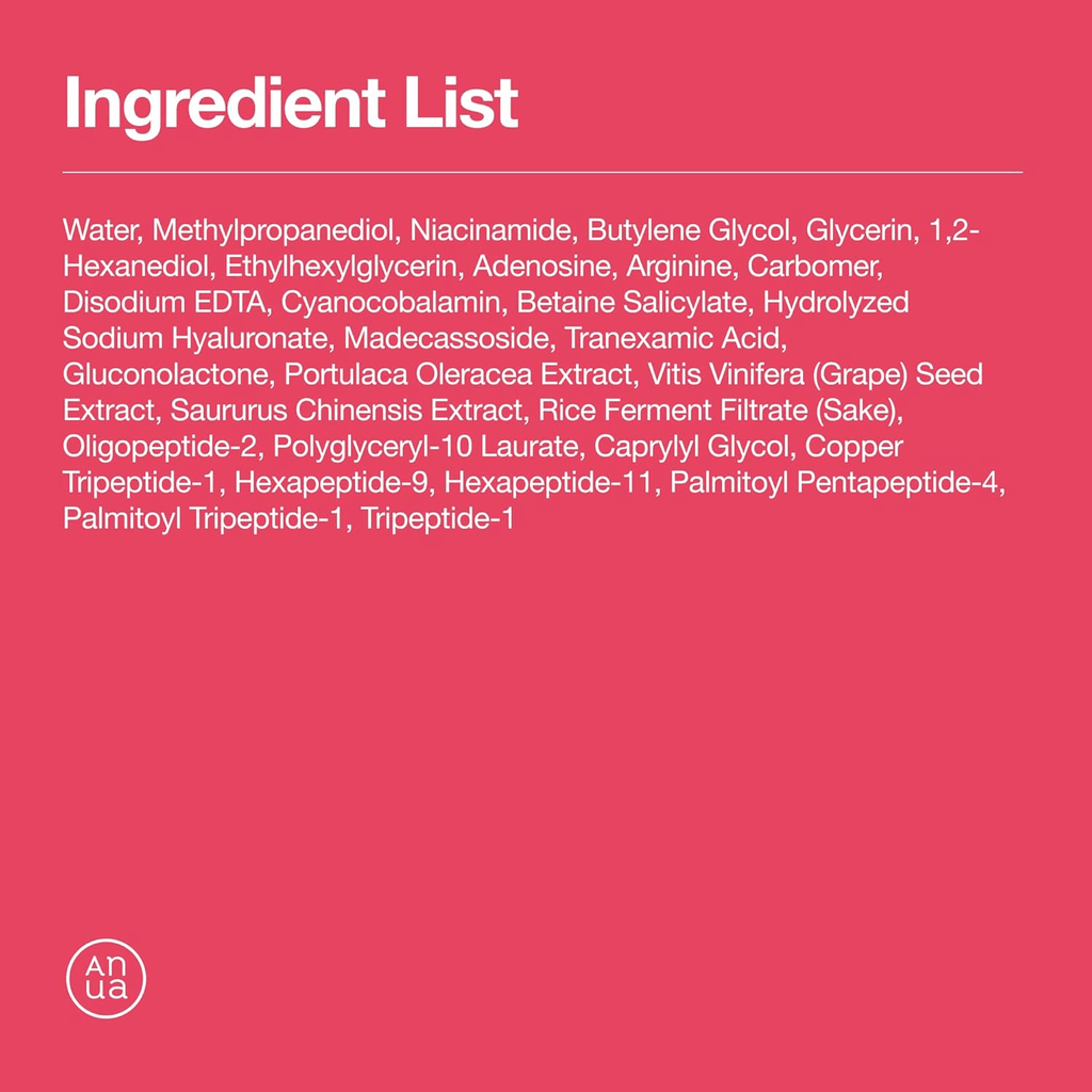 ingredients list 