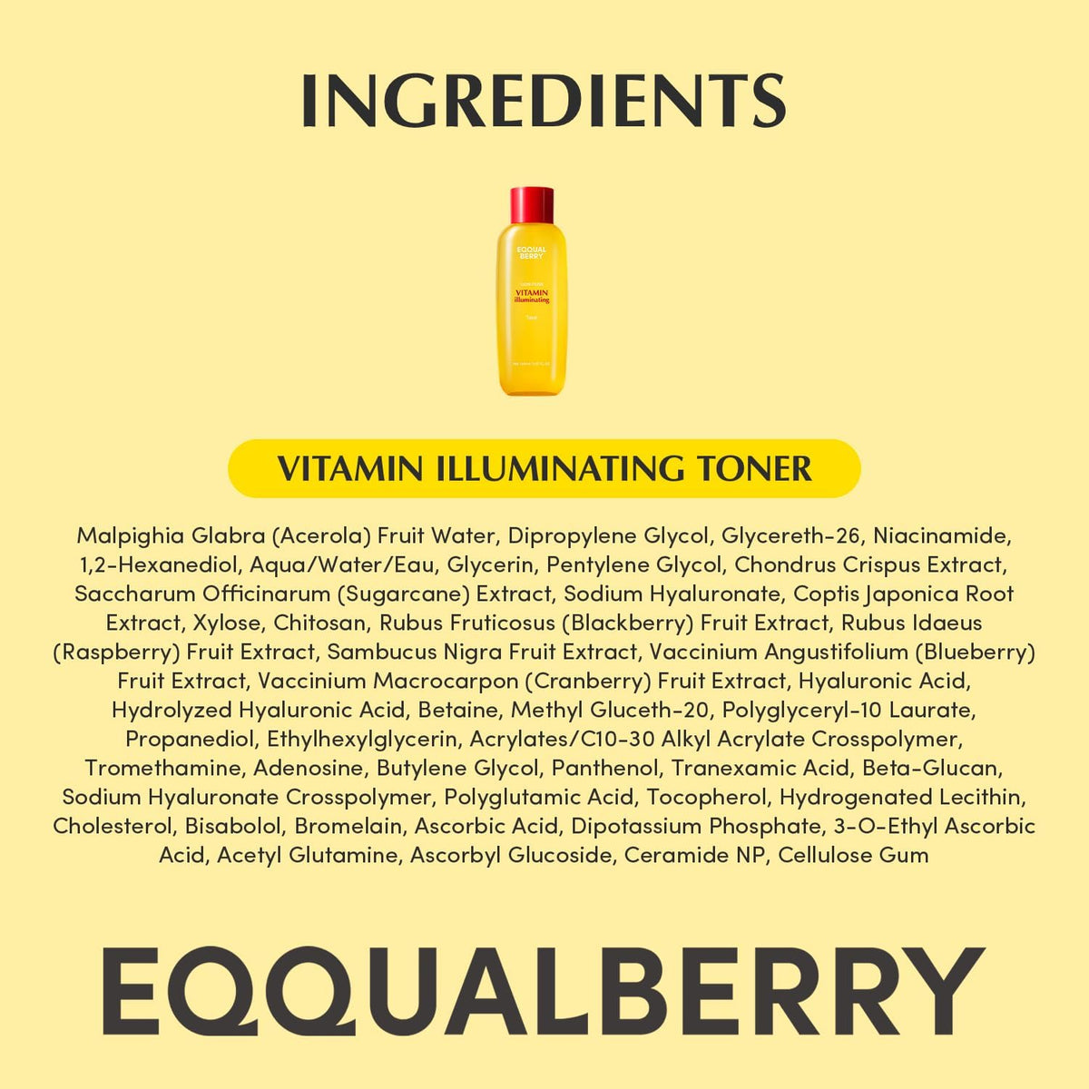 EQQUALBERRY Vitamin Illuminating Cream 50mL