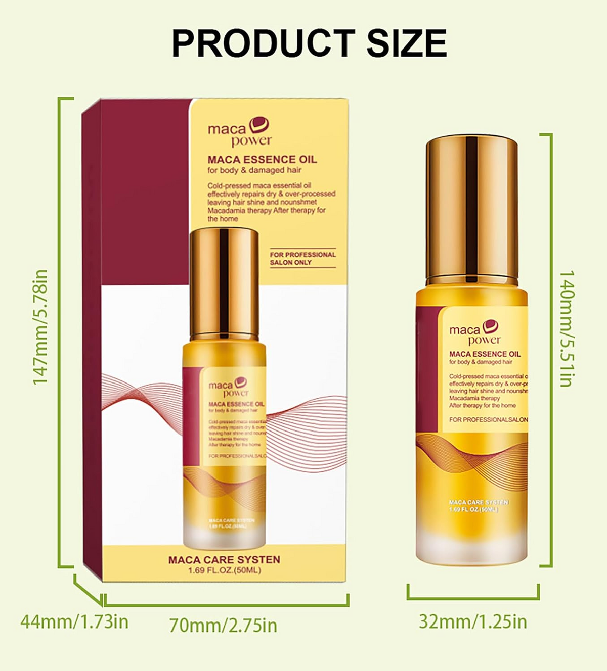 Karseell Maca Essence Oil 50 mL bottle with box packaging.