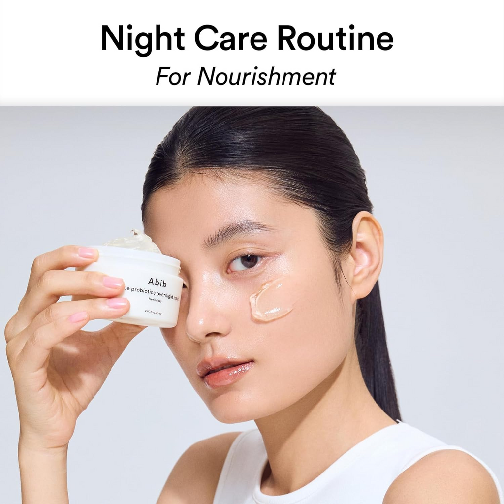 Abib Rice Probiotics Overnight Mask Barrier Jelly 80mL MystiGlam