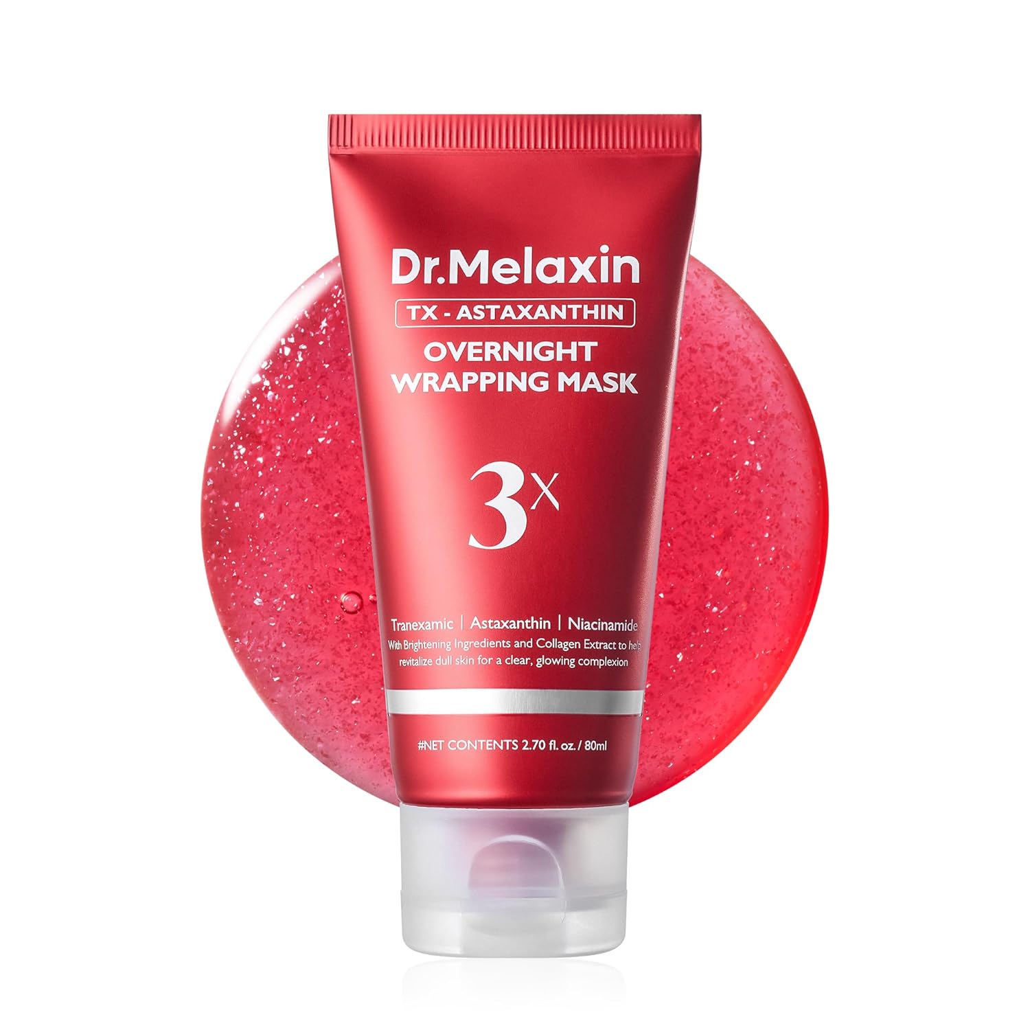 Dr. Melaxin TX Astaxanthin Overnight Wrapping Peel-Off Mask 80mL