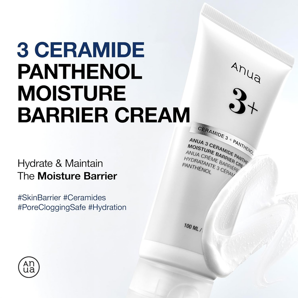 Anua 3 Ceramide Panthenol Moisture Barrier Cream 100mL Anua