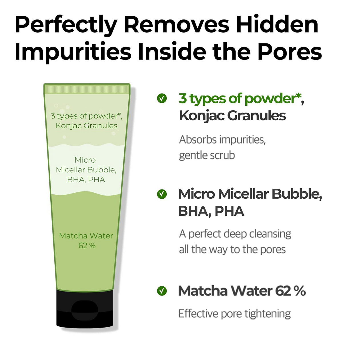 SOME BY MI Super Matcha Pore Clean Cleansing Gel 100mL SOMEBYMI