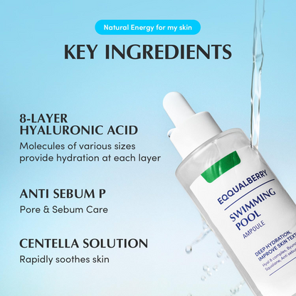 EQQUALBERRY Swimming Pool Ampoule 50mL EQQUALBERRY