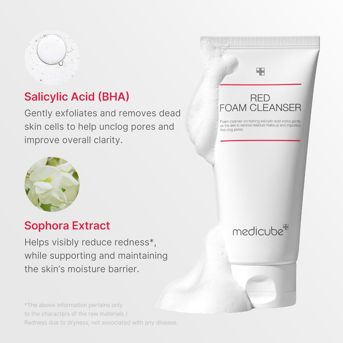 medicube Red Foam Cleanser tube bottle 