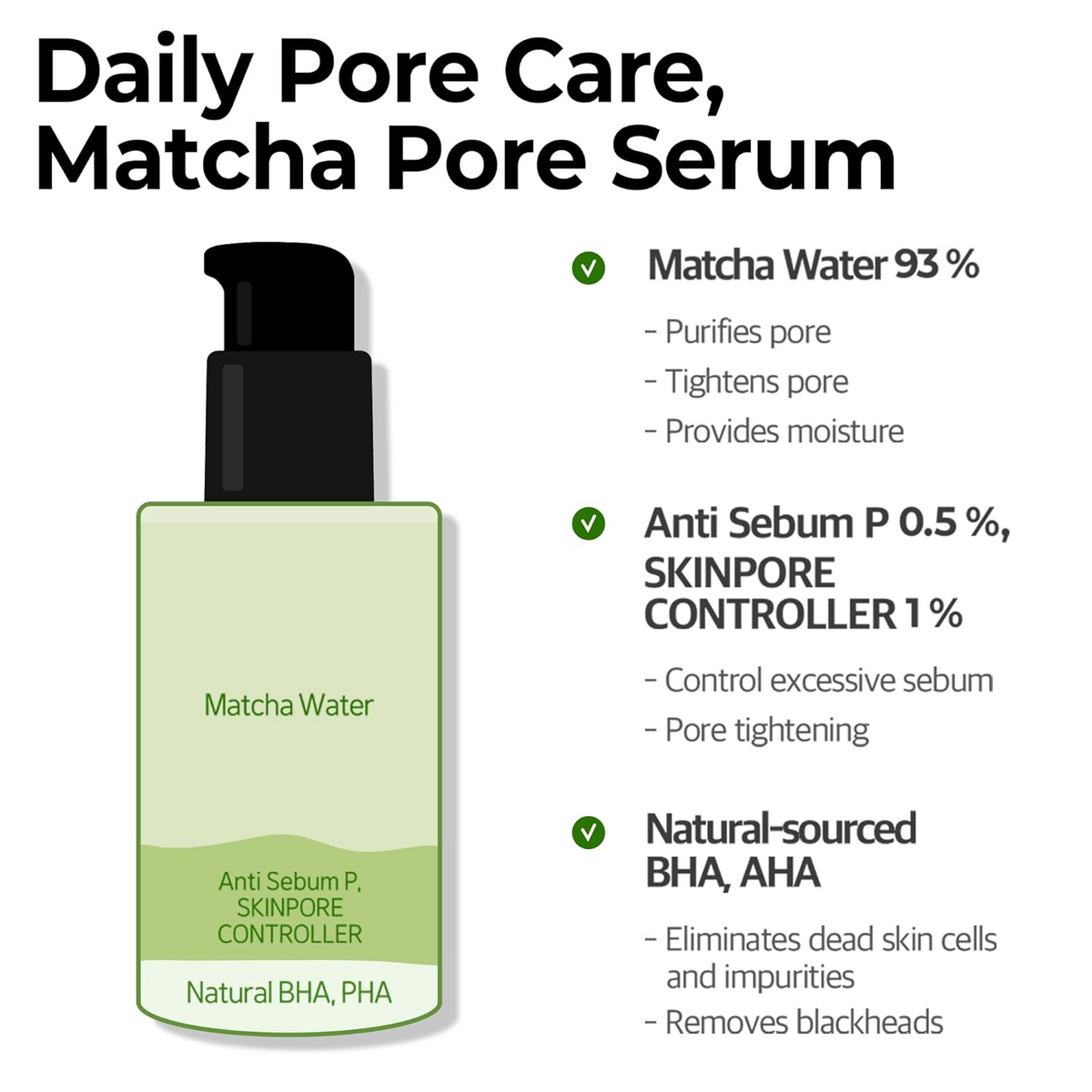 SOME BY MI Super Matcha Pore Tightening Serum 50mL SOMEBYMI