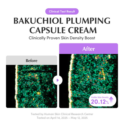 before and after comparison of skin density