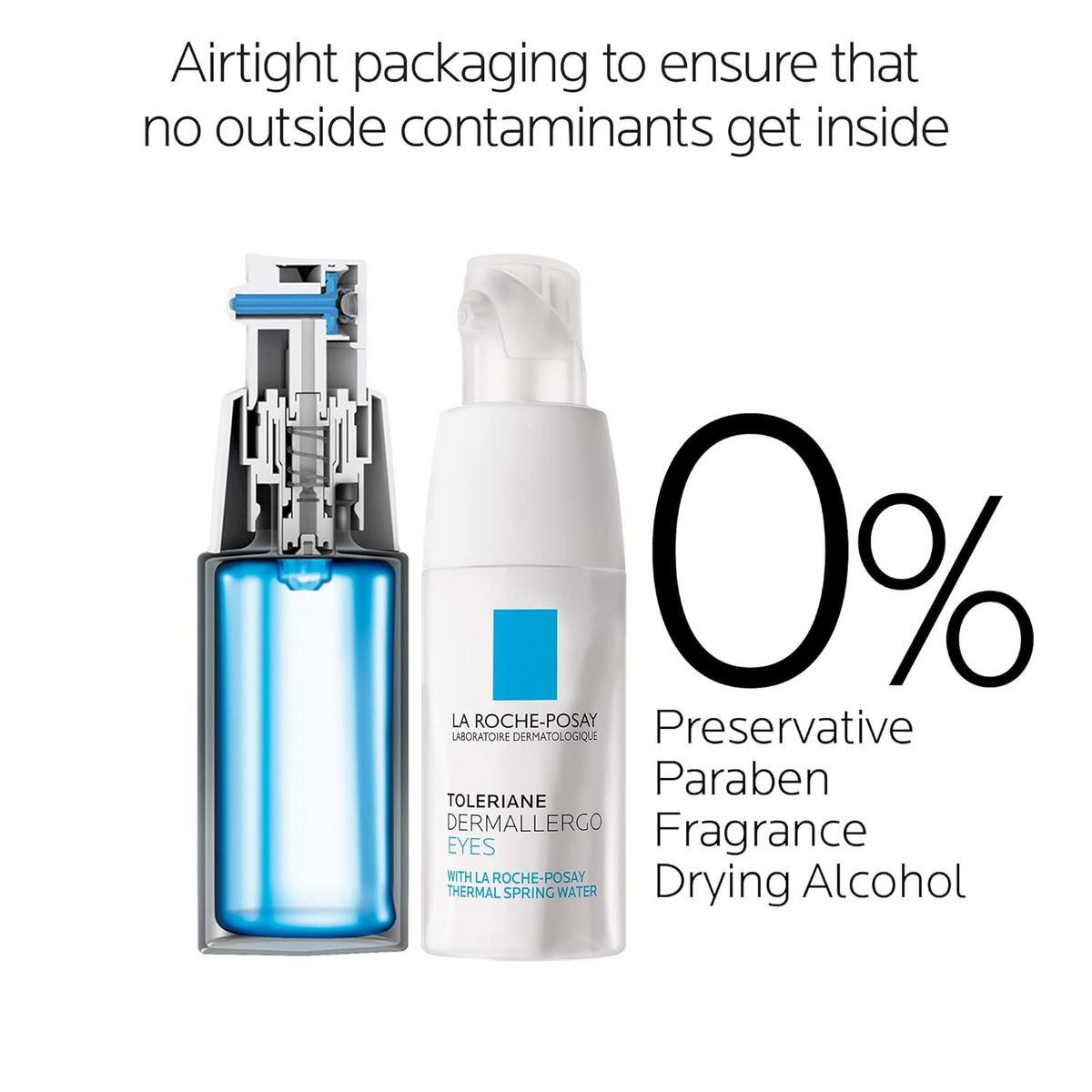 LA ROCHE-POSAY Toleriane Dermallergo Eye Cream 20mL airtight packaging