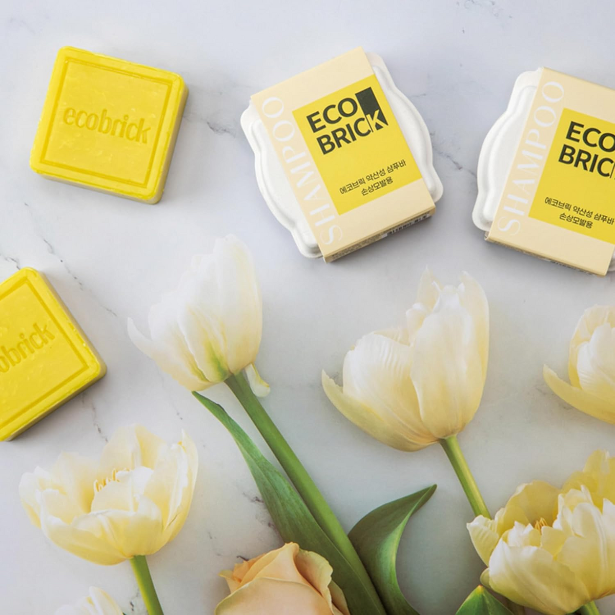 ECOBRICK Mild Acidic Shampoo Bar - Damaged Hair Care ECOBRICK