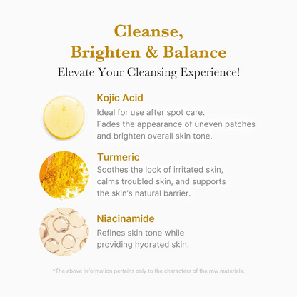 kojic acid, turmeric and niacinamide with images