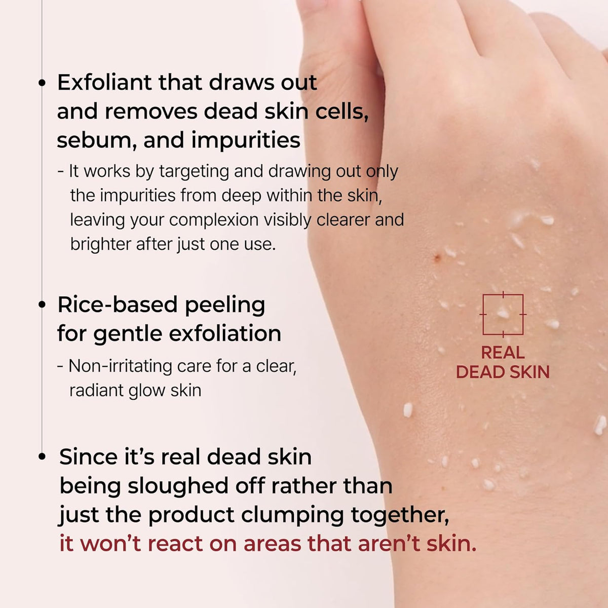 Korean rinse-off exfoliator for clogged pores UAE