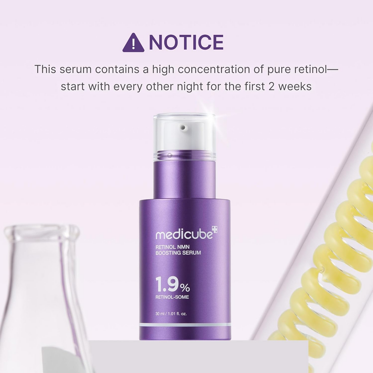 Medicube Retinol NMN Boosting Serum bottle