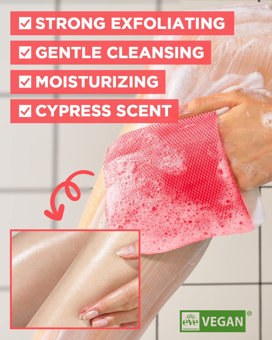 Mom’s Bath Recipe Body Peeling Pad Strong (8 Sheets) Mom's Bath Recipe