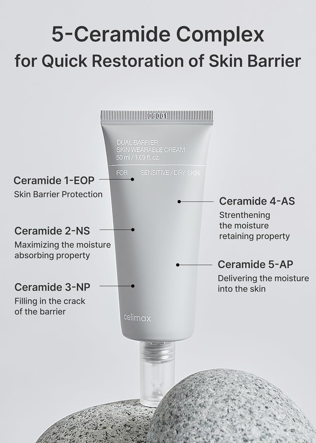celimax Dual Barrier Skin Wearable Cream 50mL celimax