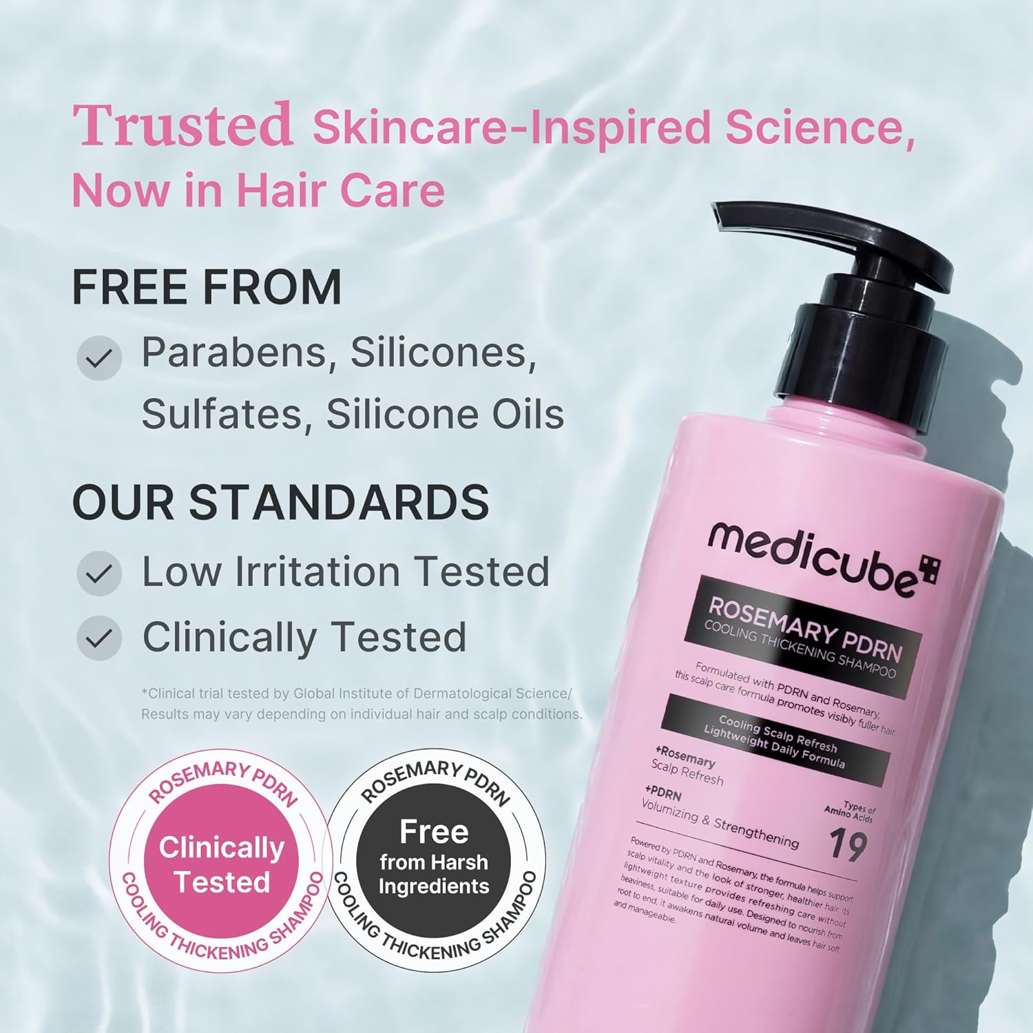 Medicube Rosemary PDRN Cooling Thickening Shampoo