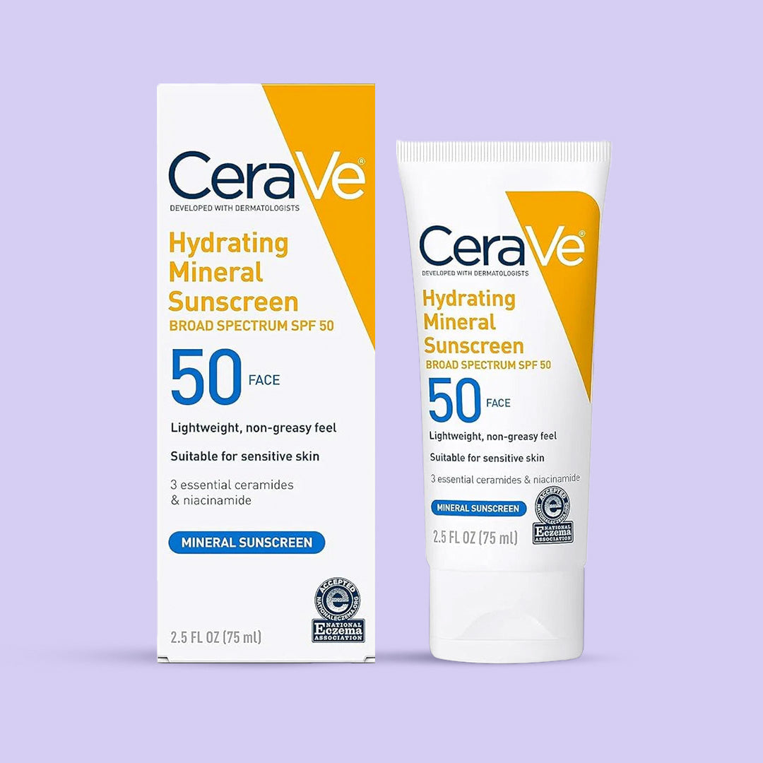 CeraVe Hydrating Sheer Sunscreen SPF 50 for Face and Body 75 mL CeraVe