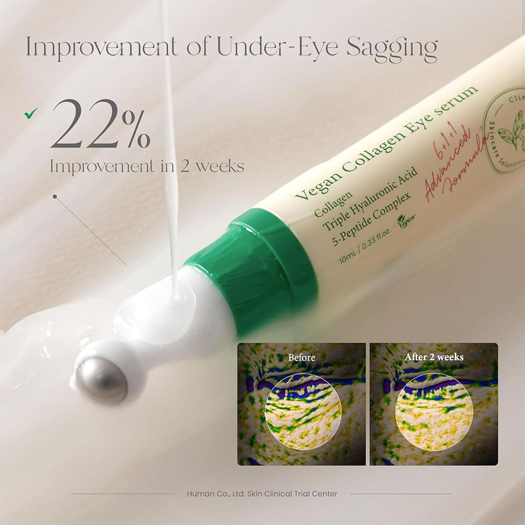 AXIS - Y Vegan Collagen Eye Serum drenched in product
