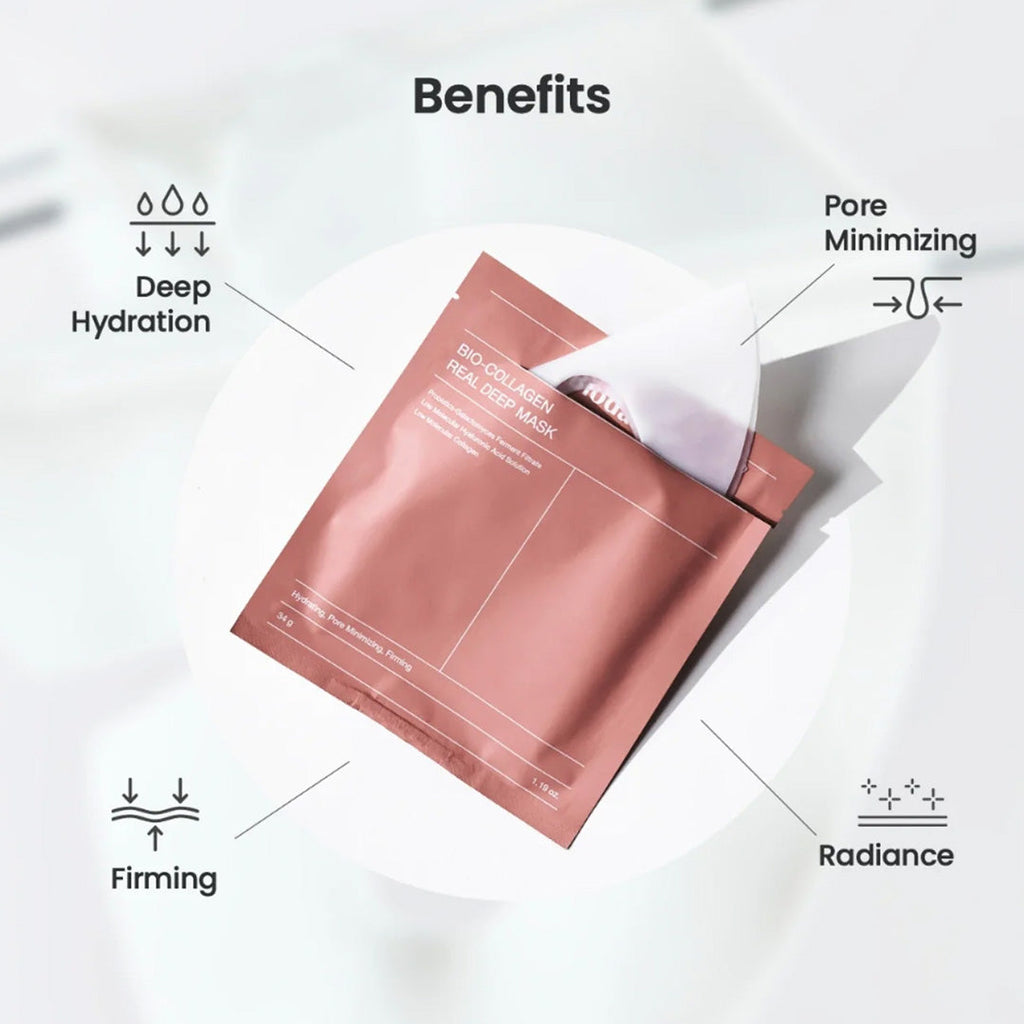 BIODANCE Bio-Collagen Real Deep Mask placed on a surface