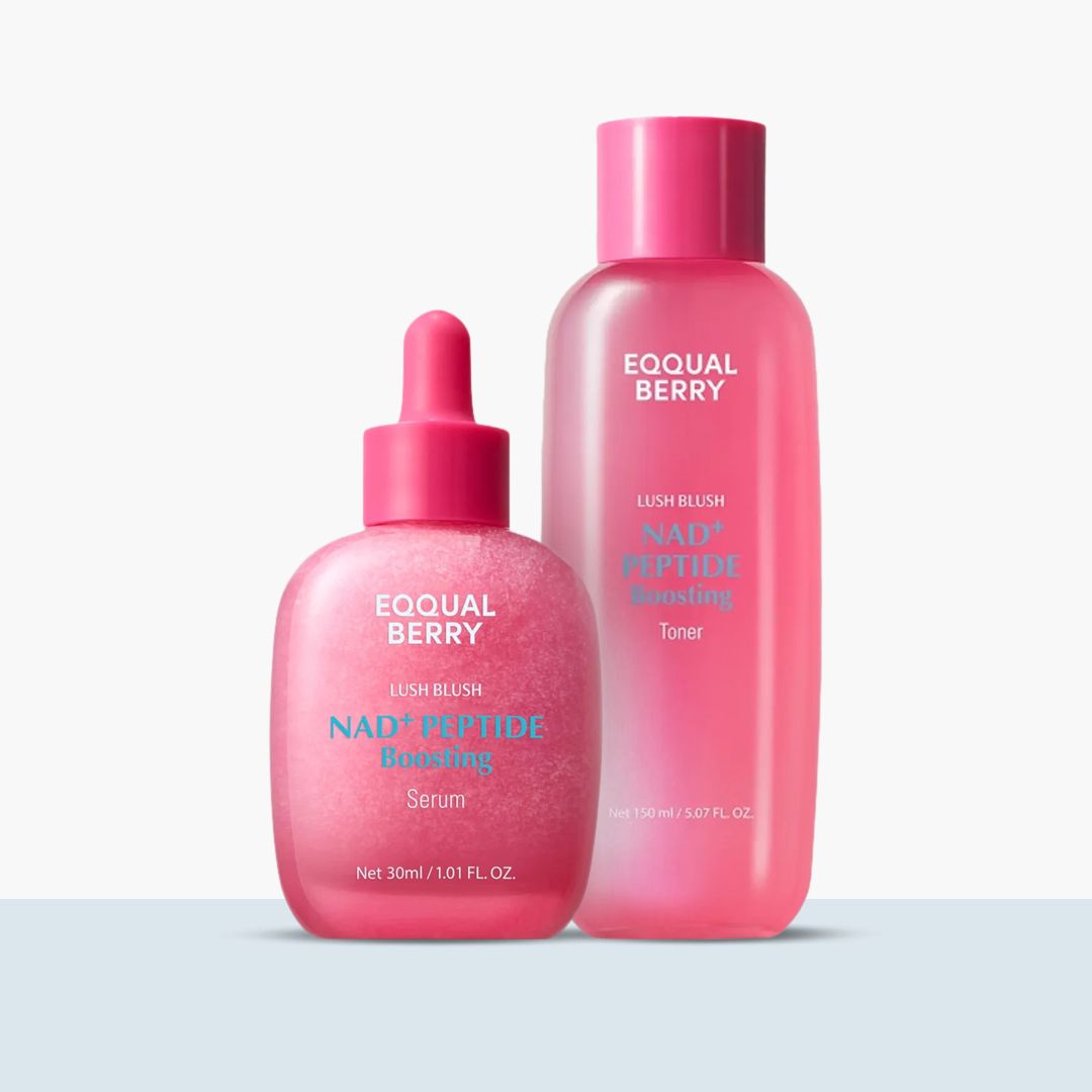 EQQUALBERRY Lush Blush NAD+ Peptide Boosting Set