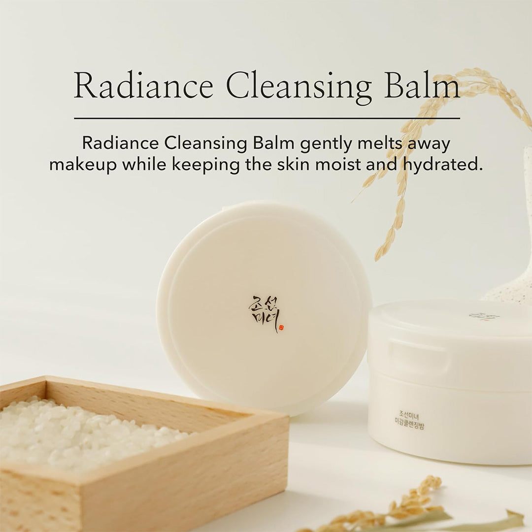 two containers of Beauty of Joseon Radiance Cleansing Balm 