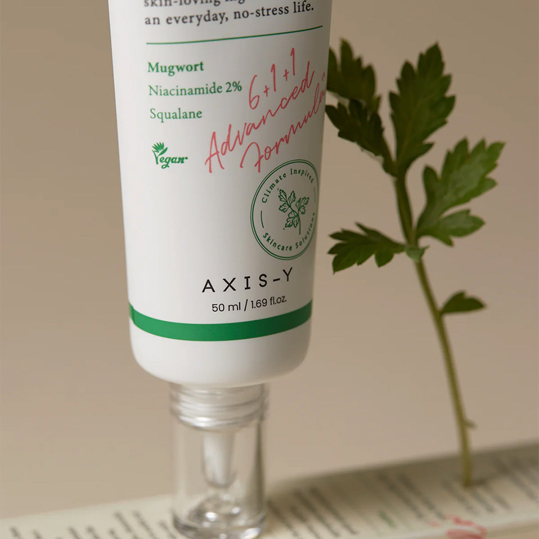 close-up of AXIS-Y Complete No-Stress Physical Sunscreen tube