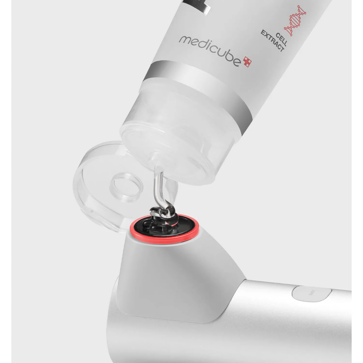 medicube product being dispensed out on AGE R High Focus Shot