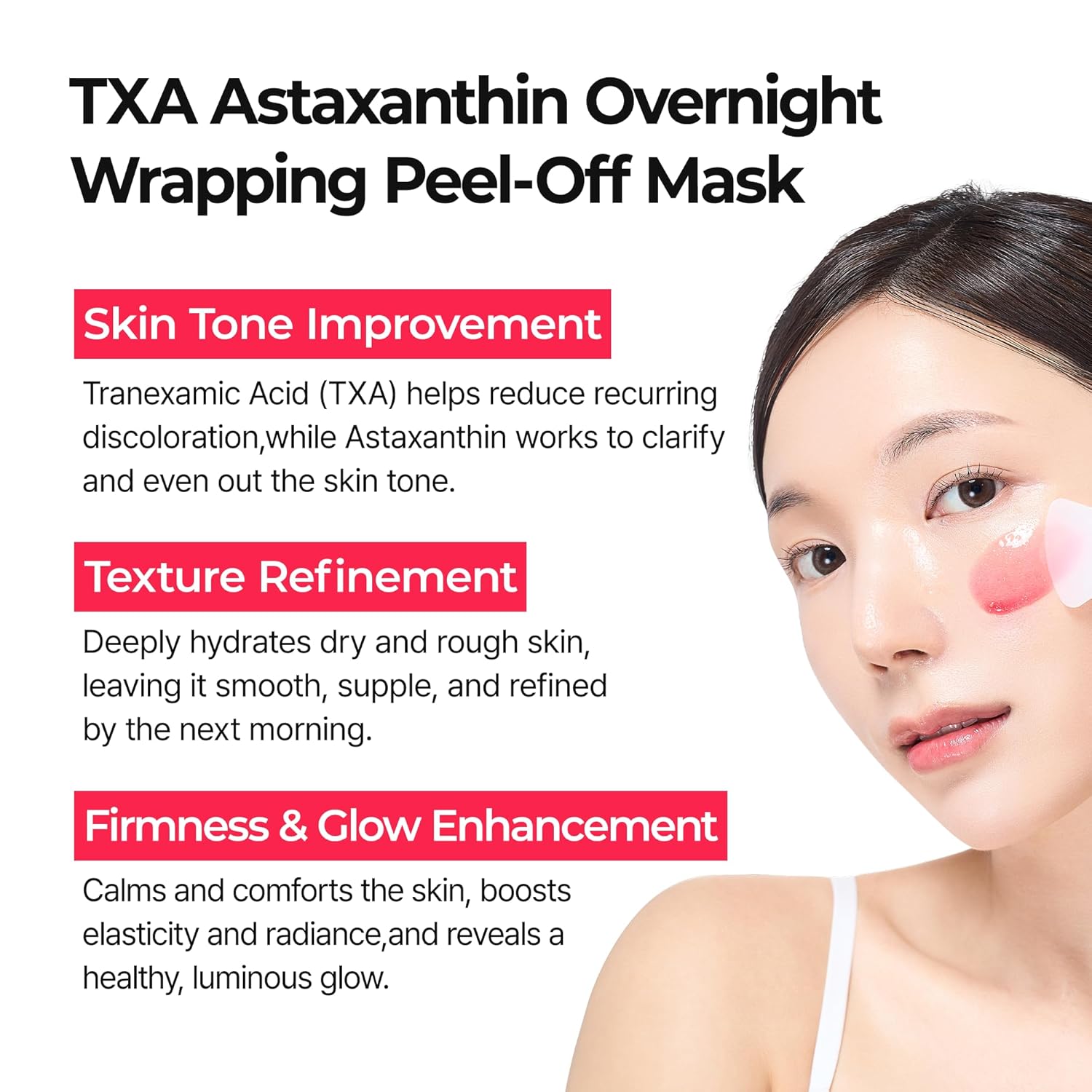 Dr. Melaxin TX Astaxanthin Overnight Wrapping Peel-Off Mask 80mL
