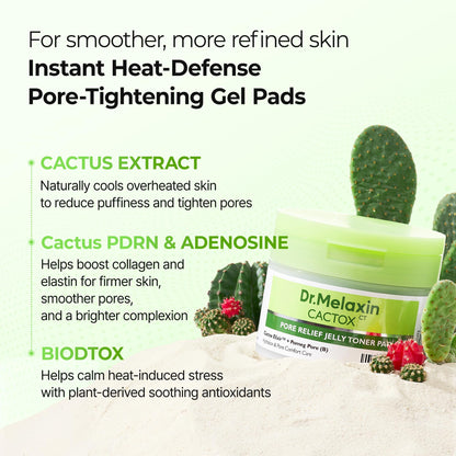 CACTOX Jelly Toner Pads with cactus extract UAE
