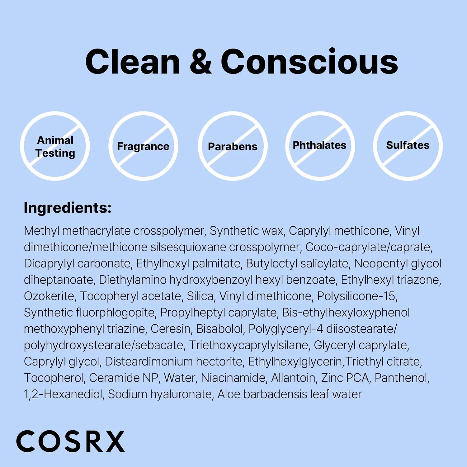 COSRX Airy-Light Invisible Sun Stick SPF50+ PA++++ 19g Korean sunscreen stick with Niacinamide and Zinc PCA for invisible UV protection, oil control, sweat resistance, and no white cast available in UAE.