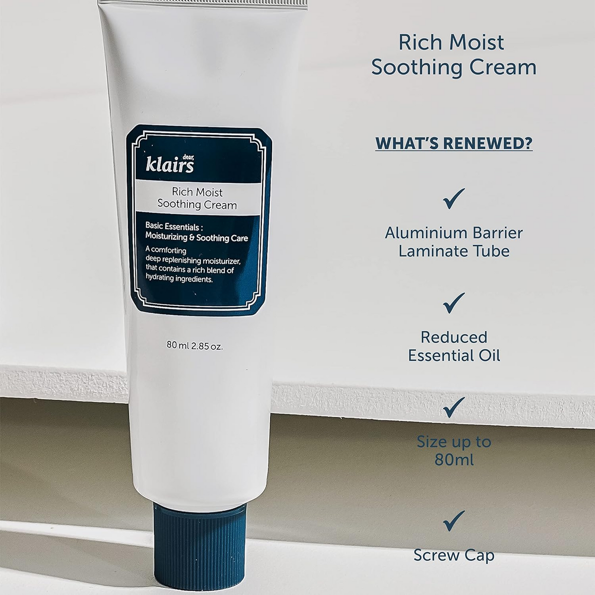 Dear, Klairs Rich Soothing Cream 80mL Dear, Klairs