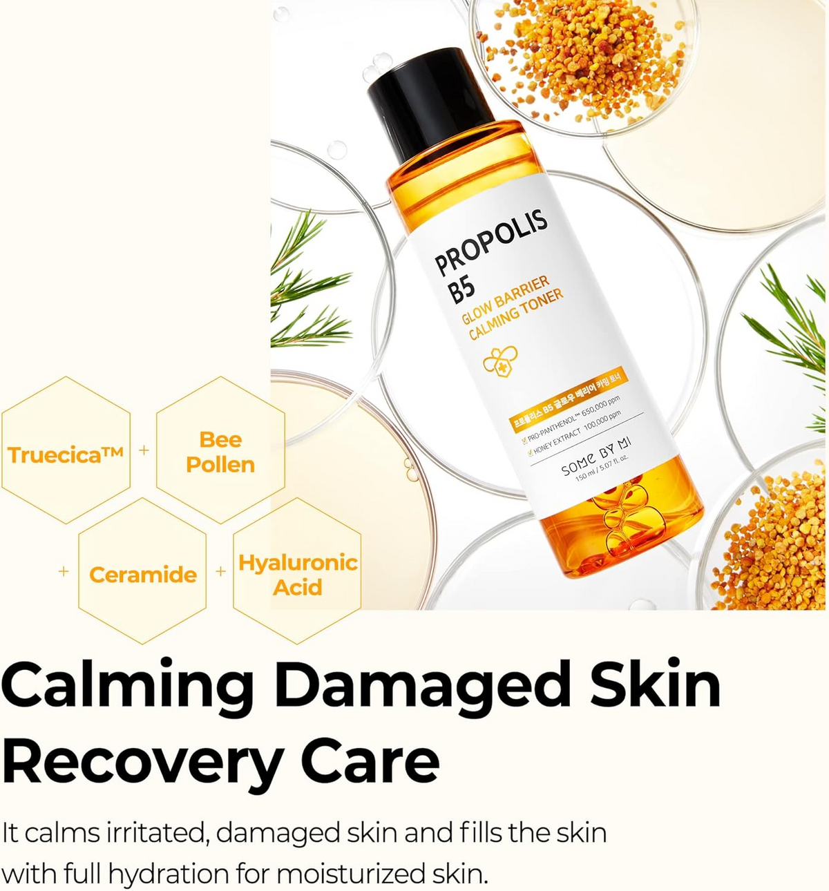 SOME BY MI Propolis B5 Glow Barrier Calming Toner 150mL SOMEBYMI