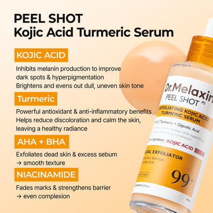 Korean rinse-off exfoliator for dark spots UAE