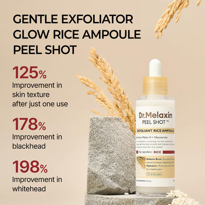 Dr. Melaxin White Rice exfoliating ampoule 80ml Dubai