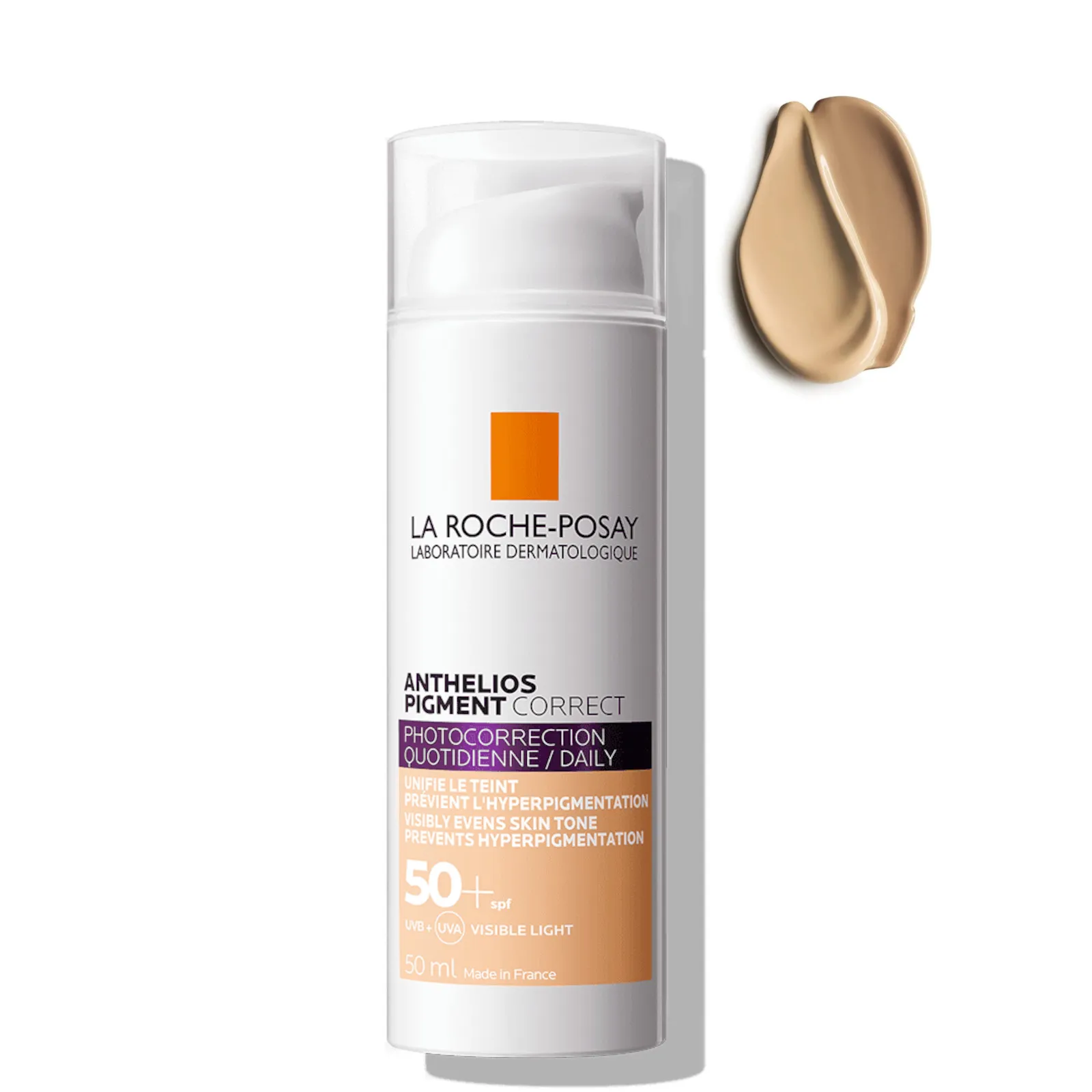 LA ROCHE-POSAY Anthelios Pigment Correct SPF 50+ 50 mL pump bottle