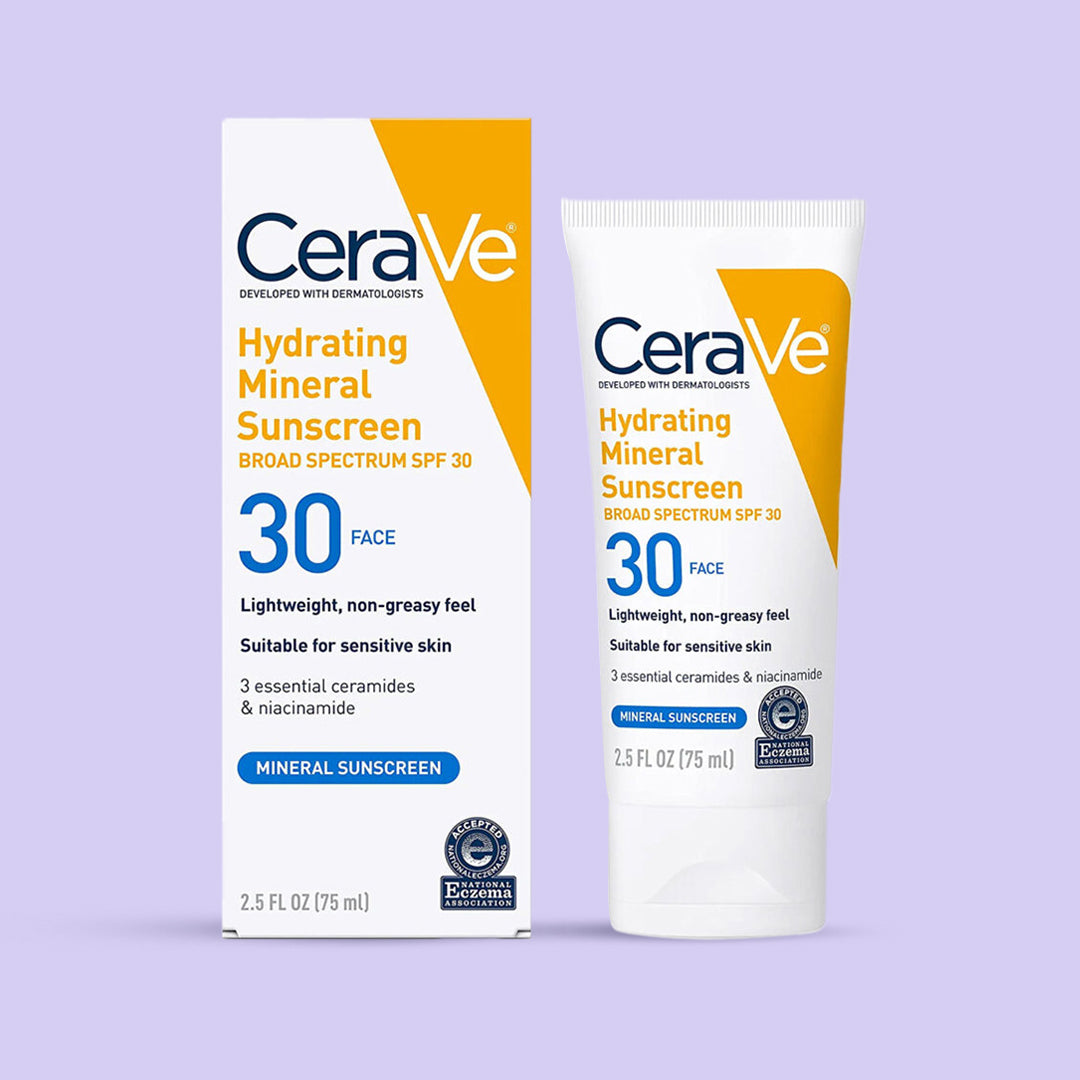 CeraVe Hydrating Sheer Sunscreen SPF 30 for Face and Body 75mL CeraVe