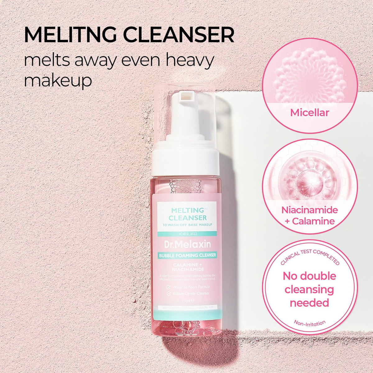 Dr. Melaxin Melting Cleanser 150ml makeup removing face wash UAE