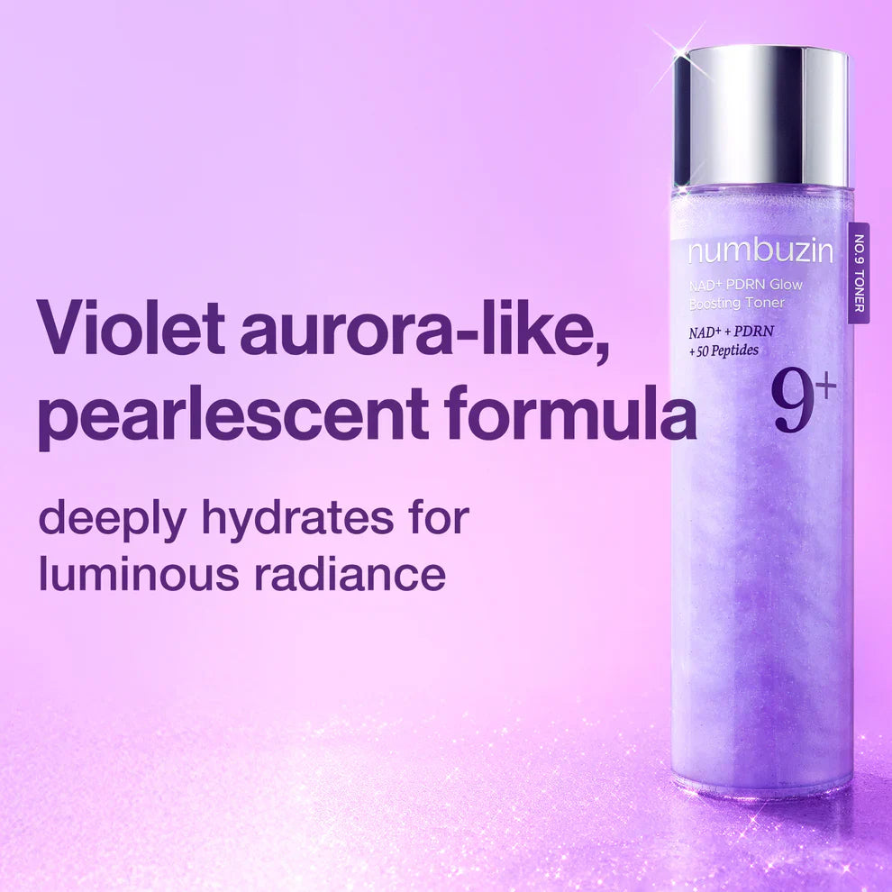 numbuzin No.9+ NAD+ PDRN Glow Boosting Toner 150 ml.