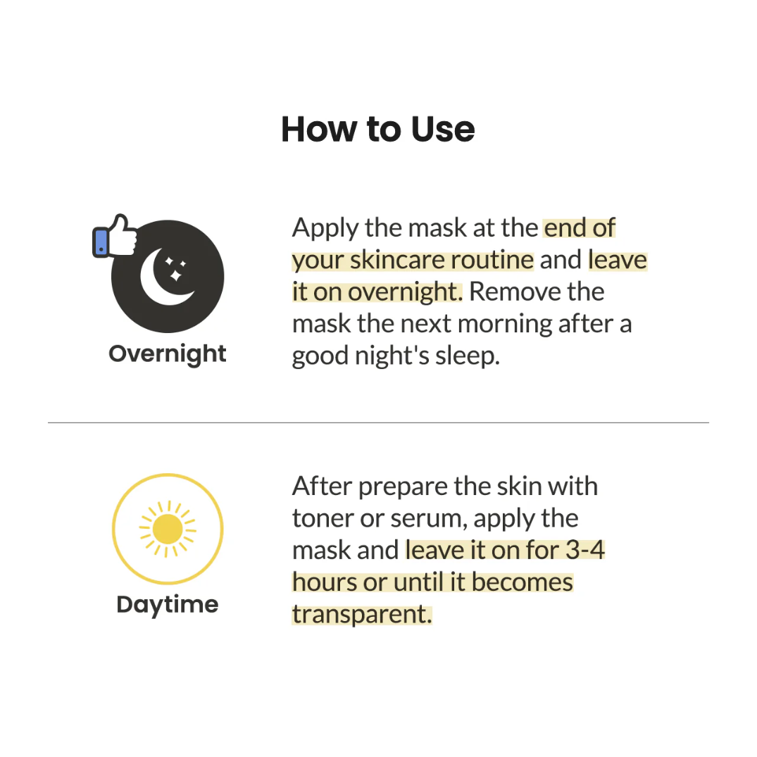 instructions to use BIODANCE Radiant Vita Niacinamide Real Deep Mask