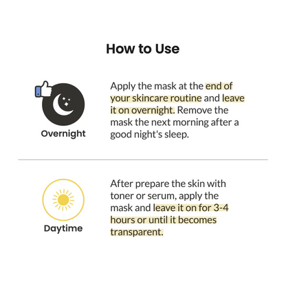 instructions to use BIODANCE Radiant Vita Niacinamide Real Deep Mask