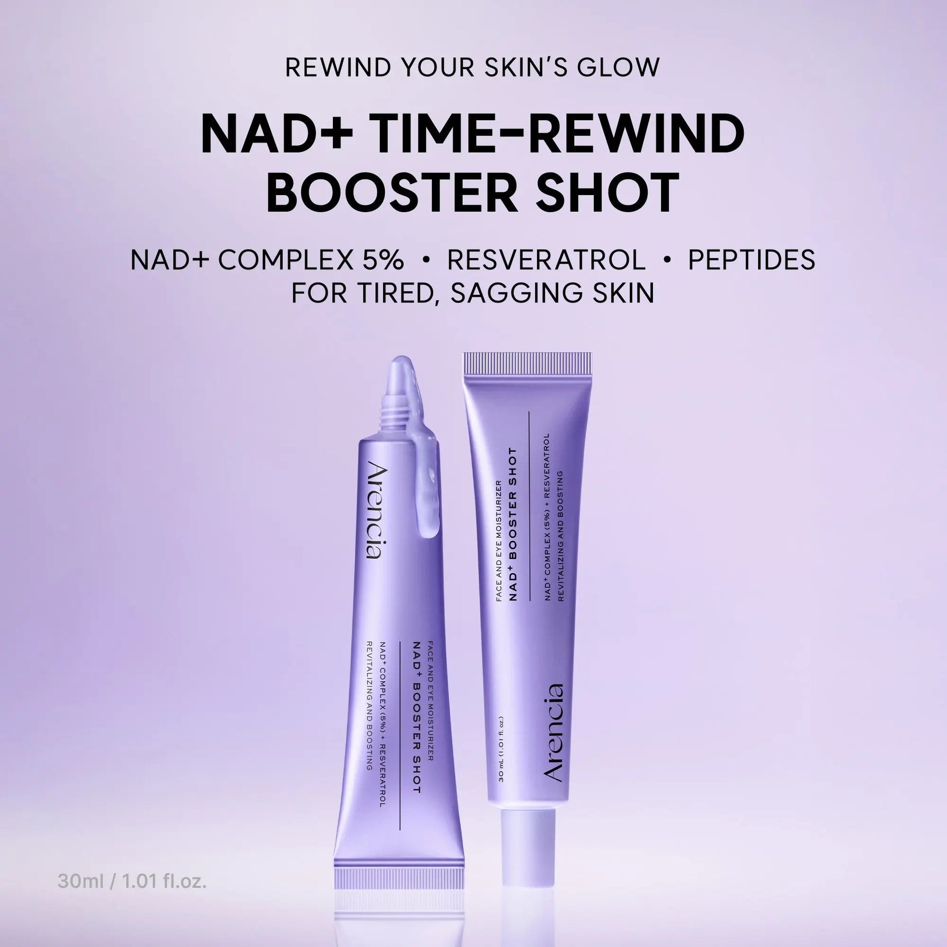 Arencia NAD+ Booster Shot with resveratrol and peptides Dubai