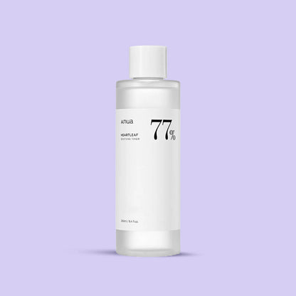 Anua Heartleaf 77% Soothing Facial Toner For Redness & Acne- Prone Skin Type 250 mL Bottle