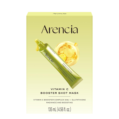 Arencia Vitamin C Booster Shot Mask 135mL 5-sheet brightening mask set UAE