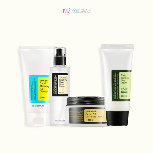 COSRX Favorites 4-Step Skincare Set with snail mucin and SPF50 UAE