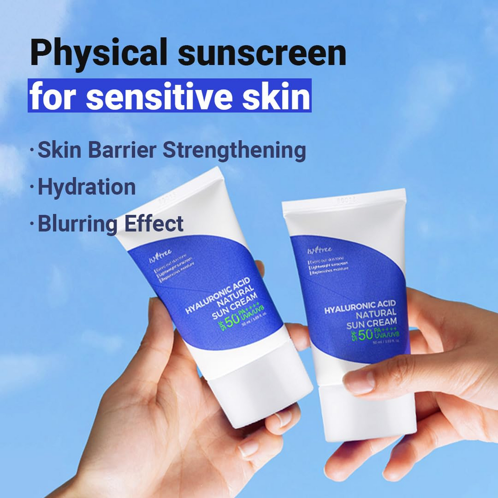 IsNtree Hyaluronic Acid Natural Suncream SPF50 PA++++ 50mL Isntree