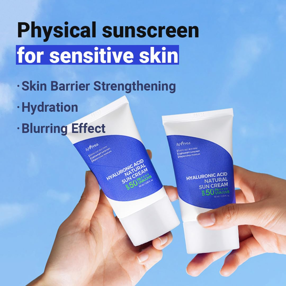 IsNtree Hyaluronic Acid Natural Suncream SPF50 PA++++ 50mL Isntree